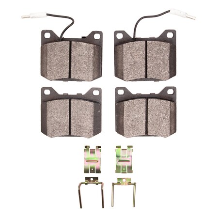 Dynamic Friction Co 3000 Semi-Metallic Brake Pads Hardware Kit, Low Dust, 100% Copper Free, 100% Asbestos-free, Front 1311-0077-01